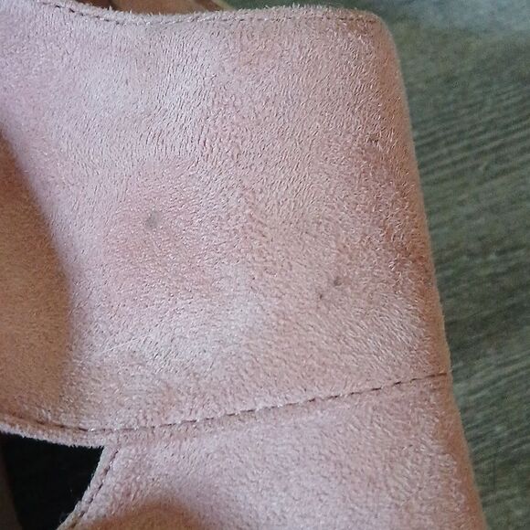 Guess dusty rose wrap around wedge kork heels Sz 11 - Picture 9 of 12